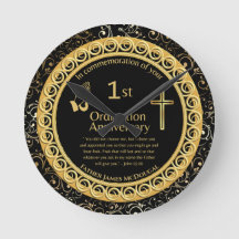 第1回叙勲記念日の司祭パーソナライズされた