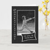 第1回家庭おめでとうございます走。 カード (黄色い花)