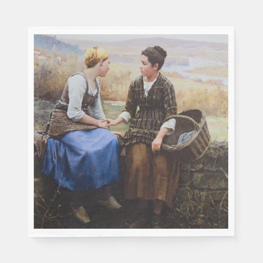 第1回悲嘆(死別悔やみや弔慰) スタンダードランチョンナプキン (正面)