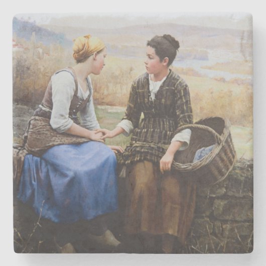 第1回悲嘆(死別悔やみや弔慰) ストーンコースター (正面)