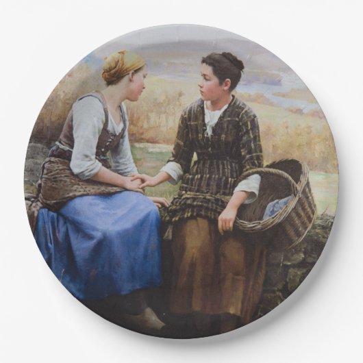 第1回悲嘆(死別悔やみや弔慰) ペーパープレート (正面)