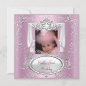 第1回生誕祭パーティーガールピンクシルバースター 招待状 (正面)