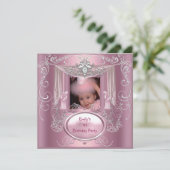 第1回生誕祭パーティーガールピンクシルバースター 招待状 (スタンド正面)