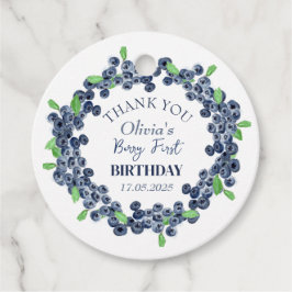 第1回生誕祭パーティーBlueberryベビーガール フェイバータグ