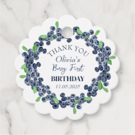 第1回生誕祭パーティーBlueberryベビーガール フェイバータグ