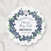 第1回生誕祭パーティーBlueberryベビーガール フェイバータグ (裏面)