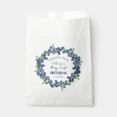 第1回生誕祭パーティーBlueberryベビーガール フェイバーバッグ (正面)