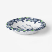 第1回生誕祭パーティーBlueberryベビーガール ペーパーボウル (傾斜あり)