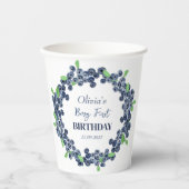 第1回生誕祭パーティーBlueberryベビーガール 紙コップ (正面)