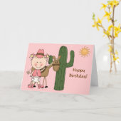 第1回第2回第3誕生日トッドラー・ガールズ カード (黄色い花)