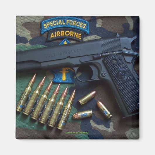 第1回第5回グリーンベレーイラク特殊部隊マグネット マグネット (正面)