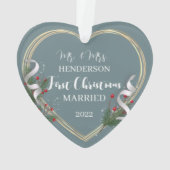 第1回結婚したクリスマス新婚 オーナメント (裏面)