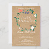 第1回聖体素朴モダンフローラ 招待状 (正面)