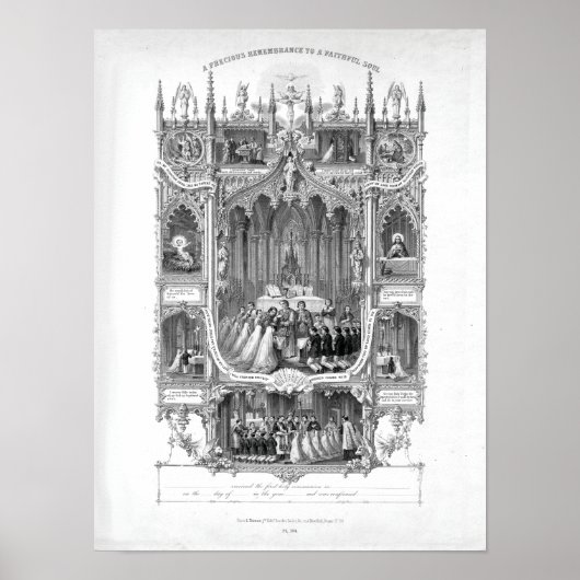 第1回聖体記念碑（白） ポスター (正面)