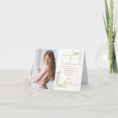 第1回聖域の緑の写真 サンキューカード (正面)