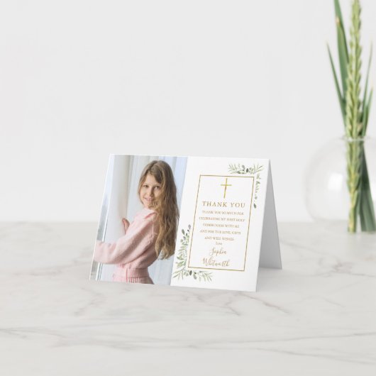 第1回聖域の緑の写真 サンキューカード (正面)