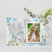 第1回聖餐フローラ |フォト招待状 招待状 (スタンド正面)