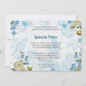 第1回聖餐フローラ |フォト招待状 招待状 (裏面)