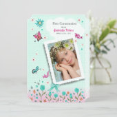 第1回聖餐フローラ |フォト招待状 招待状 (スタンド正面)