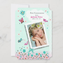 第1回聖餐フローラ |フォト招待状 招待状