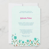 第1回聖餐フローラ |フォト招待状 招待状 (裏面)