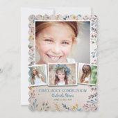 第1回聖餐フローラ |フォト招待状 招待状 (正面)