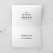 第1回聖餐会 カード (内部)