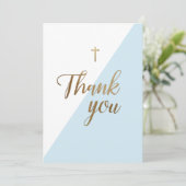 第1回聖餐式に感謝の意モダンを表す青少年 サンキューカード (スタンド正面)