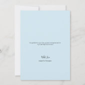 第1回聖餐式に感謝の意モダンを表す青少年 サンキューカード (裏面)