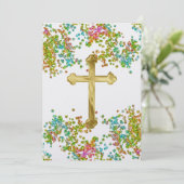 第1回聖餐式の輝カラフルき 招待状 (スタンド正面)