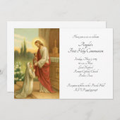 第1回聖餐式招待状:すべてのものの聖餐式 招待状 (正面/裏面)