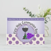 第1回聖餐式招待状 招待状 (スタンド正面)