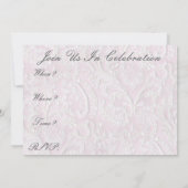 第1回聖餐招待状(少女) 招待状 (裏面)