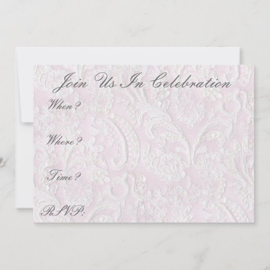 第1回聖餐招待状（少女） 招待状 (裏面)