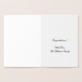 第1回聖餐祈女金ゴールド 箔カード (内部)