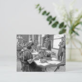 第1回計算機大会1921年4月24日 ポストカード (スタンド正面)