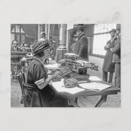 第1回計算機大会1921年4月24日 ポストカード (正面)