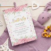 第1回誕生日の水彩蝶 招待状