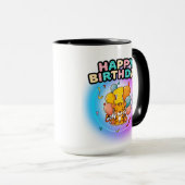 第1回誕生日タイガー子供の誕生日パーティー マグカップ (正面右)