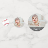 第1回誕生日野球黒板誕生パーティー コンフェッティ (正面)