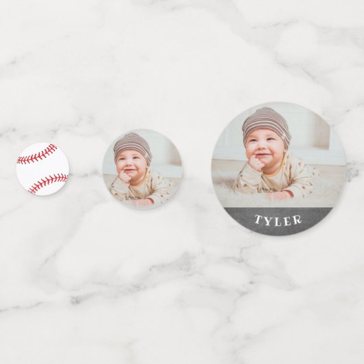 第1回誕生日野球黒板誕生パーティー コンフェッティ (正面)