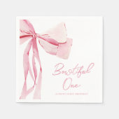 第1回誕生日 スタンダードカクテルナプキン (正面)