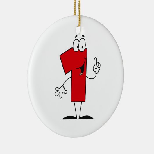 第1回誕生日Tシャツとギフト セラミックオーナメント (右)