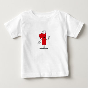 第1回誕生日Tシャツとギフト ベビーTシャツ