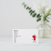 第1回誕生日Tシャツとギフト 名刺 (スタンド正面)