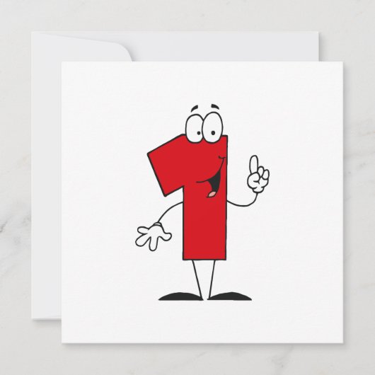 第1回誕生日Tシャツとギフト 招待状 (正面)