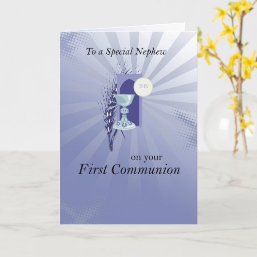 第1回青写真と甥の交流 カード (黄色い花)