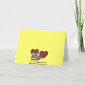 第1回2回目の3回目の誕生日の民族幼児ボーイズ カード (裏面)