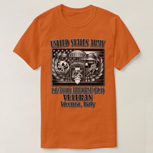 第1回509空挺部隊 Tシャツ (デザイン正面)