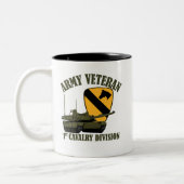 第1回Cav陸軍獣医 – M1タンク ツートーンマグカップ (左)